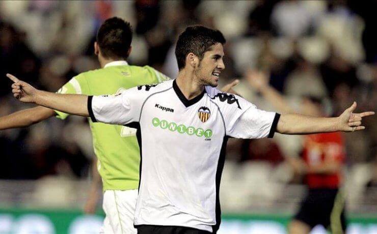 Isco en el Valencia 2010