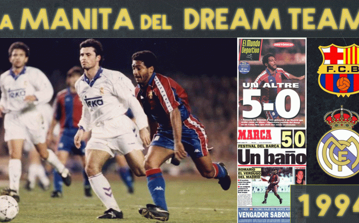 5-0-Real Madrid-Barcelona-La Manita del Dream Team