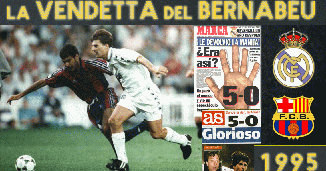 La Manita del Bernabéu Real Madrid 5 Barcelona 0