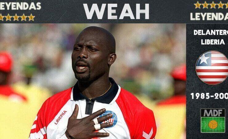 George Weah Balon de Oro y presidente de Liberia