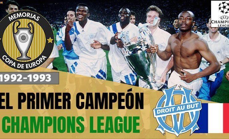 olympique MARSELLA Copa de Europa 1993