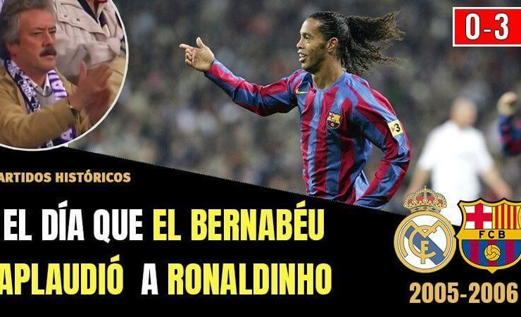 El BERNABEU Ovaciono a Ronaldinho