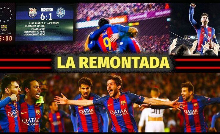 La Remontada del Barcelona al PSG (6-1)