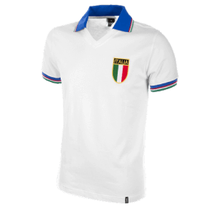 camiseta retro italia BLANCA 1982-