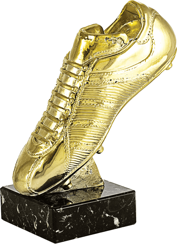 Trofeo Deportivo Bota Fútbol, Dorado, 25 cm