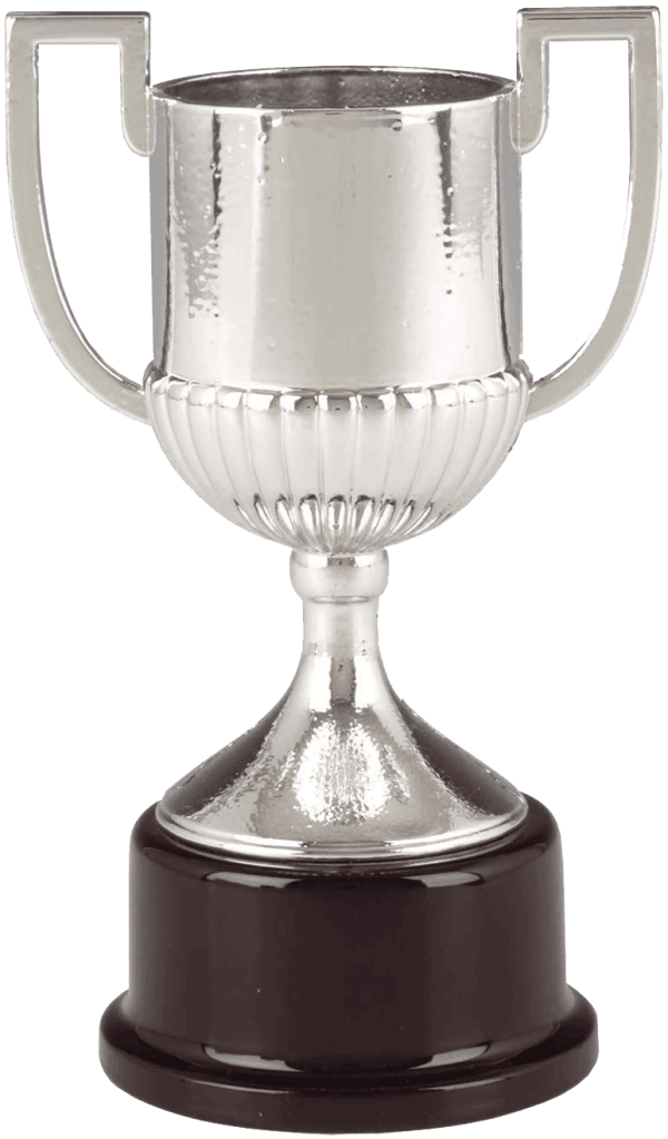 Trofeo Mini Copa del Rey Gallonada, Plata, 17 cm