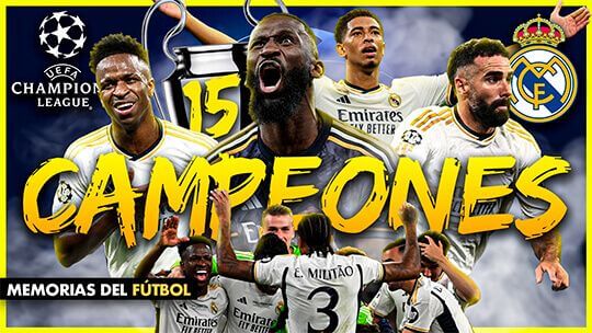 la decimoquinta champions del Real Madrid 2024