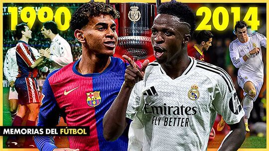 Finales Real Madrid vs Barcelona Copa del Rey