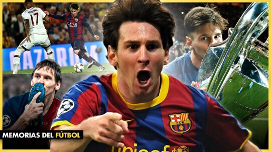 Las Champions de Lionel Messi