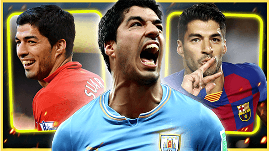 Luis Suárez el "pistolero"